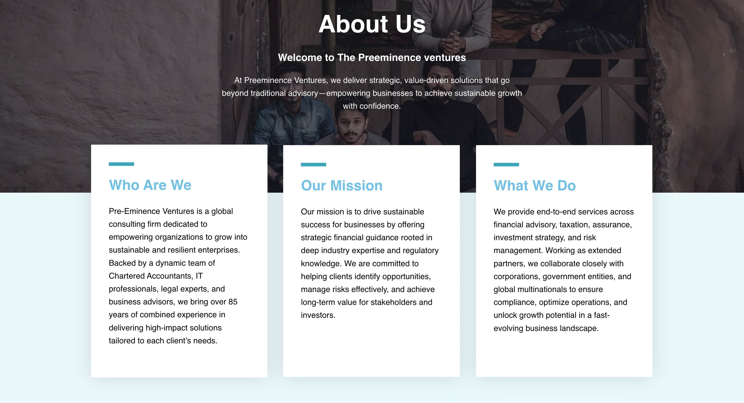 Preeminence Ventures — screenshot 2